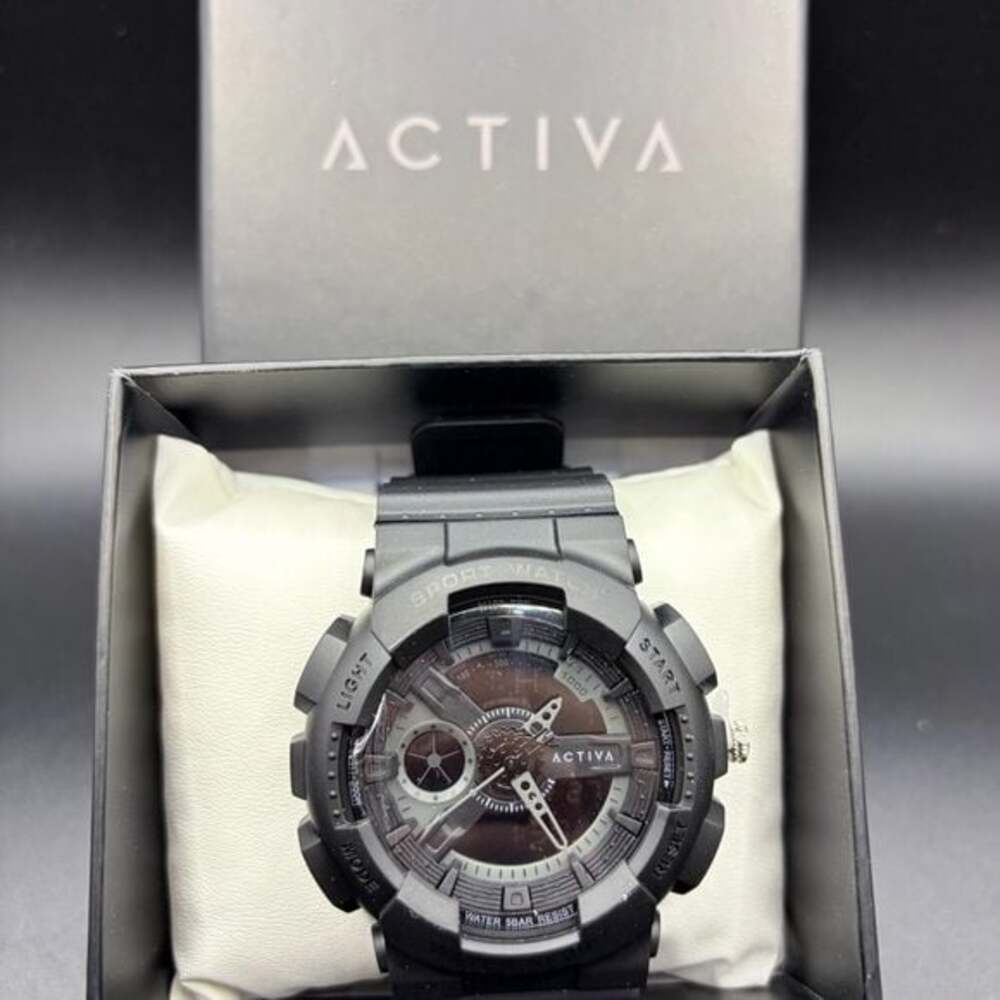 Activa Pixel X Invicta Digital Unisex Watch - 50mm, Black (ACW499-013)